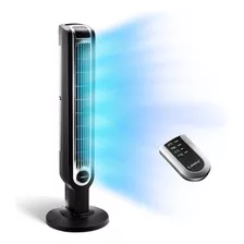 Ventilador De Torre Oscilante, Lasko, 3 Velocidades. Negro