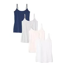 Camisola Para Mujer Essentials, Paquete De 4, Azul Marino - 