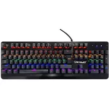 Teclado Gamer Mecánico Metal Ocelot Ogmk01 Rgb Switch Azul