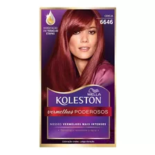 Tinta Para Cabelo Koleston Coloração Creme 6646 Verm. Cereja