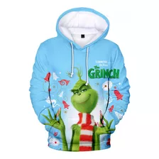 Chamarra Con Capucha Grinch Pocket Christmas For Adulto