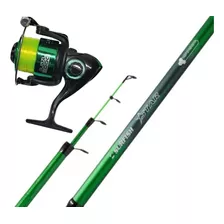 Combo Pejerrey Surfish Caña Star 3mt + Reel Guazu 2000 Tanza