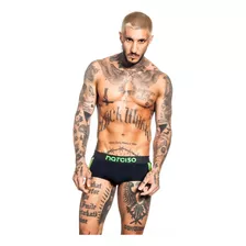 Mini Boxer Cella Negro Fluo Narciso Underwear 