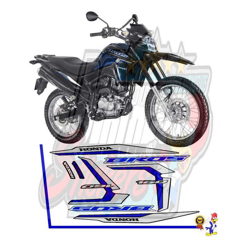 Adesivo Faixa Moto Crosser 150 Yamaha varias cores com laminação