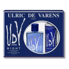 Conjunto De Perfume Ulric De Varens Night Edt De 2 Peças De 100 Ml