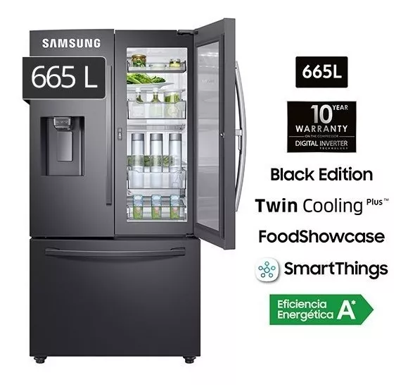 Samsung Refrigerador No Frost Rf28r6301sg/pe 665 L Nueva 