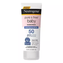  Neutrogena Pure & Free Baby Sunscreen Broad Spectrum Spf 50