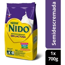 Leche En Polvo Nido® Semidescremada Sin Lactosa Bolsa 700g
