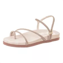 Sandalia Chinelo Feminino Birken Strass Macia Moda Atual