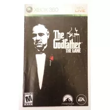 El Padrino The Godfather Xbox 360 Solamente Manual Booklet