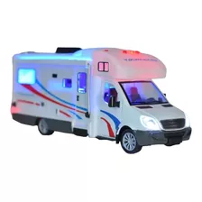 Miniatura Van Sprinter Trailer Casa Móvel Metal Viagem Trip