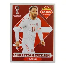 Figurita Extra Sticker Qatar 2022- Eriksen Legend