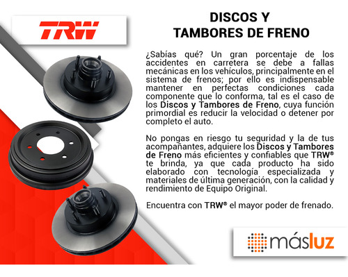 4 Discos Ventilados Del + Tras F-250 Sd V10 6.8l 99 Trw Foto 4