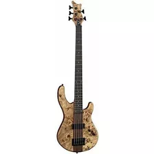 Dean Edge Select Pro Bajo De 5 Cuerdas, Burled Poplar Satin 