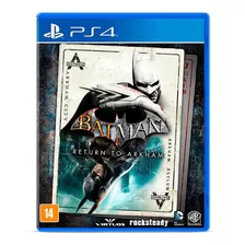 Batman: Return To Arkham Arkham Standard Edition Warner Bros. Ps4 Físico