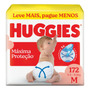 Huggies Fralda Descartável Máxima Proteção M - 172 Un Sem Gênero