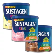 Kit Sustagen Kids 1,40 Quilos Atacado 4x Latas De 350g