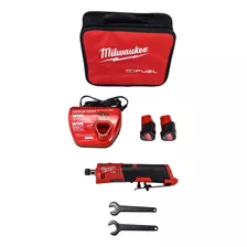 Milwaukee -22 M12 Fuel 12v Kit De Amoladora Recta Con (2) B.