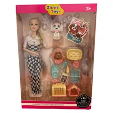 Muñeca Emi Fashion Veterinaria Zippy Toys Accesorios