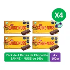 Chocolate Sahne Nuss 160gr X 4 Unidades (640g)