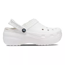 Crocs Classic Platform Lined Clog Plataforma Corderito