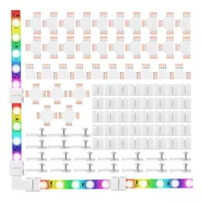 Conjunto De Conectores De Tira De Luz Led Sin Soldadura...