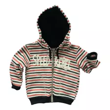 3620 Campera Friza Rayada Bebe Mambo Kids (3a24meses)