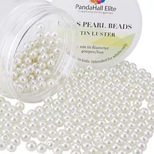 Pandahall Elite Alrededor De 400 Piezas De 6 Mm De Saten Peq