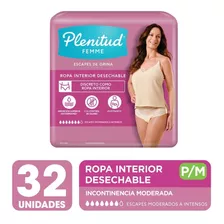 Ropa Interior Plenitud Femme P / M 4 Packs X 8 Unidades