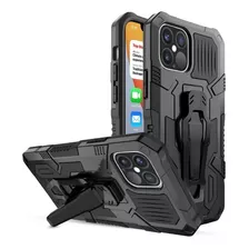 Estuche Antichoque Armor Bracket Para iPhone 12 Pro Max 6,7