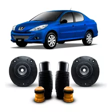 2 Kit Coxim Batente Coifa Do Amortecedor Dianteiro Peugeot 207 Passion Sedan 1.4 1.6 2009 10 11 12 13/... Original