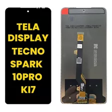Tela Display Touch Frontal Cristal Tecno Spark 10 Pro Ki7
