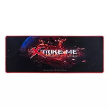 Mouse Pad Gamer Xtrike Me Mp-204 De Borracha E Tecido 295mm X 770mm X 3mm Preto