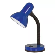 Eglo Basic Lámpara De Escritorio Cod.9232 Color De La Estructura Azul Color De La Pantalla Azul