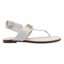 Sandália Carmim Rasteira Napa Off White Fem C123625offwhite