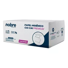 Nobre Papel Higiênico Cai Cai 9,5x20cm Com 8000fls