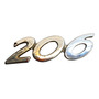 Emblema Cajuela Peugeot 206 2001-2007