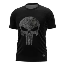 Camiseta, Camisa Justiceiro Punisher Caveira Uv50+