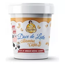 Pasta De Amendoim Doce De Leite Com Castanha De Caju 1kg 