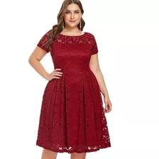 Vestido Renda Plus Size 29 Civil Noite Festa Casamento 