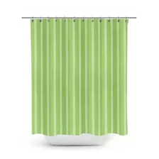 Set Cortina De Baño Forro Violet Verde 180cm X 180 Cm Aspen