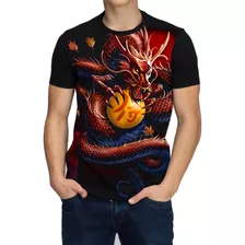 Camisa Camiseta Dragon Ball Z Dragao Esferas Infantil Adulto