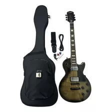 Kit Guitarra Eléctrica Les Paul Lp-standard Trans Black