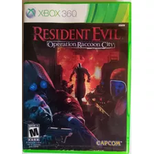 Jogo Resident Evil Operation Raccoon City Original Xbox360cd