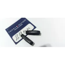 2 Passadores De Couro Preto 24mm Tommy Hilfiger Xp2