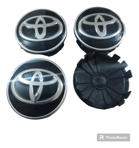 4 Centros De Rin Toyota Camry Highlander 62mm Originales  Foto 2