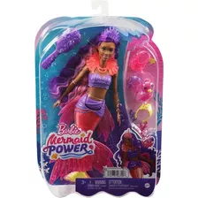 Barbie Mermaid Power Sirena Brooklyn Negra Mattel