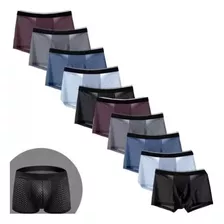 10 Kits De Cuecas Antialérgicas De Fibra De Bambu Boxer Wear