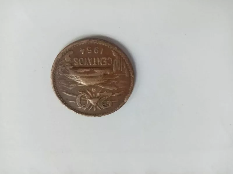 Moneda De 20 Centavos Año 1954.estados Unidos Mexicanos 