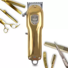 Cortador De Cabelo Kemei Km-134 Dourado 100v/240v